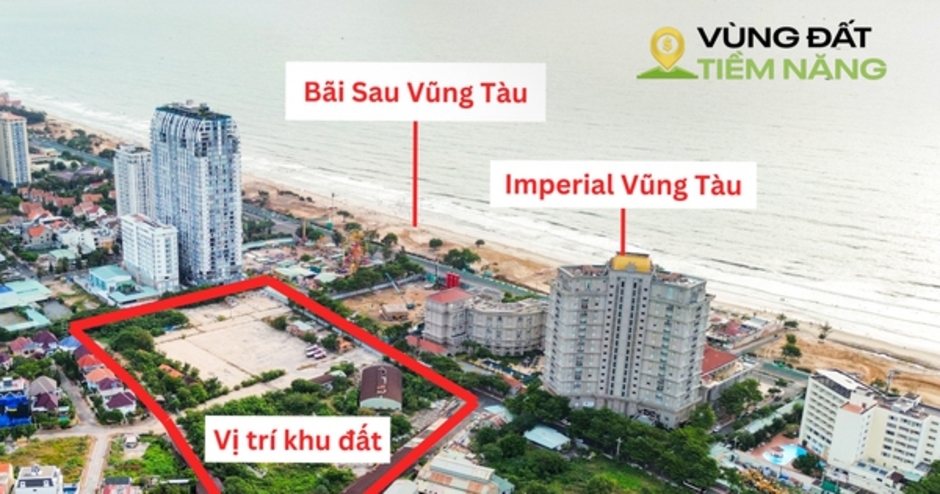 Cận cảnh khu đất vàng nằm cạnh bãi biển Vũng Tàu,
chuẩn bị đấu giá làm khu thương mại, dịch vụ du lịch cao cấp