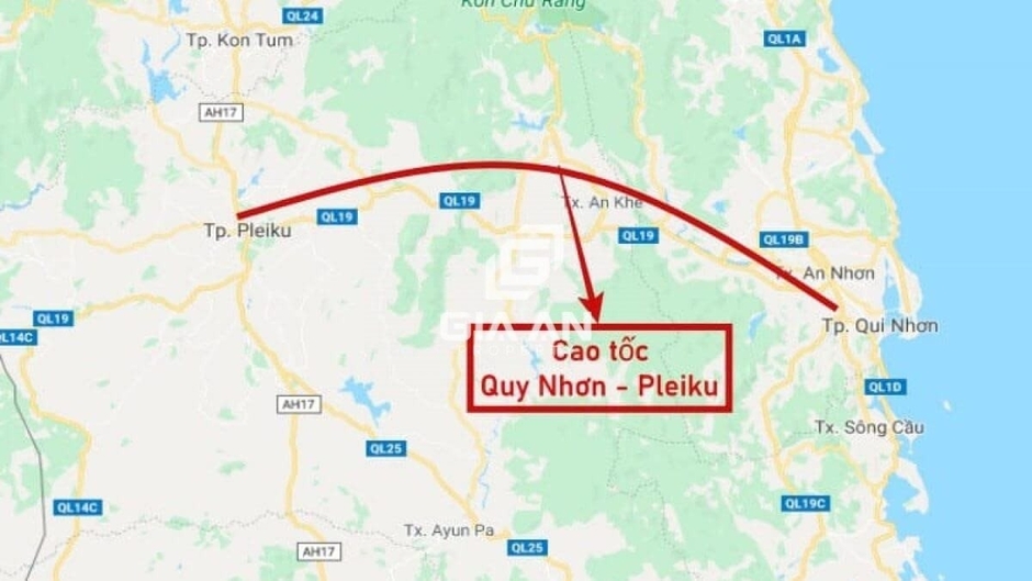 Chốt phương án đầu tư tuyến cao tốc Quy Nhơn – Pleiku kết nối với cảng Phù Mỹ (Bình Định) hơn 38.000 tỷ đồng, dài gần 123 km