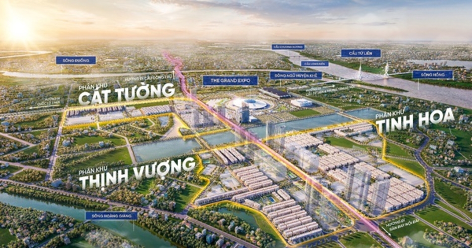 Dòng tiền đầu tư đang chuyển hướng đổ về cực Đông Bắc Hà Nội