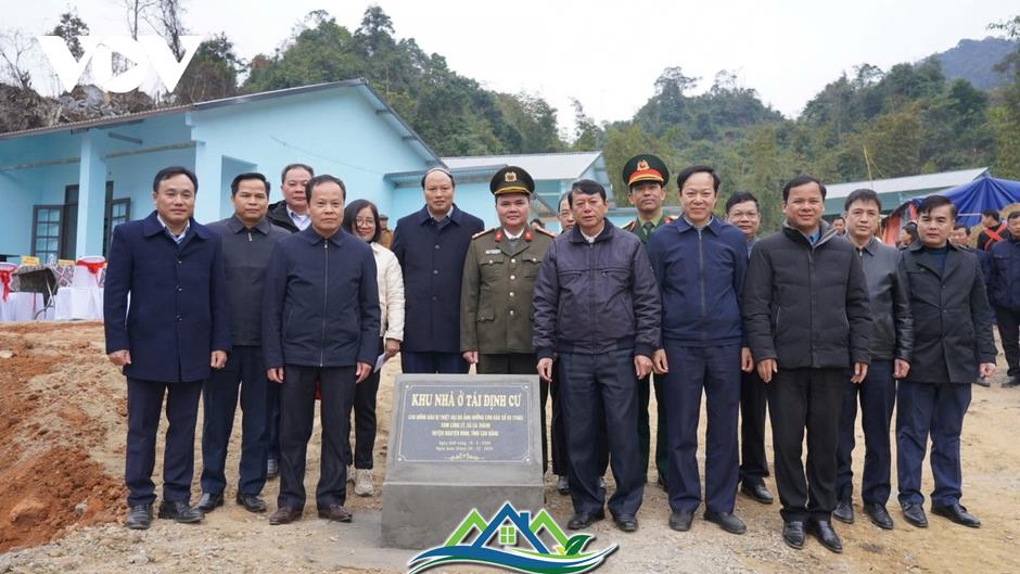 Khánh thành 13 nhà tái định cư cho các hộ dân vùng thiên tai ở Cao Bằng