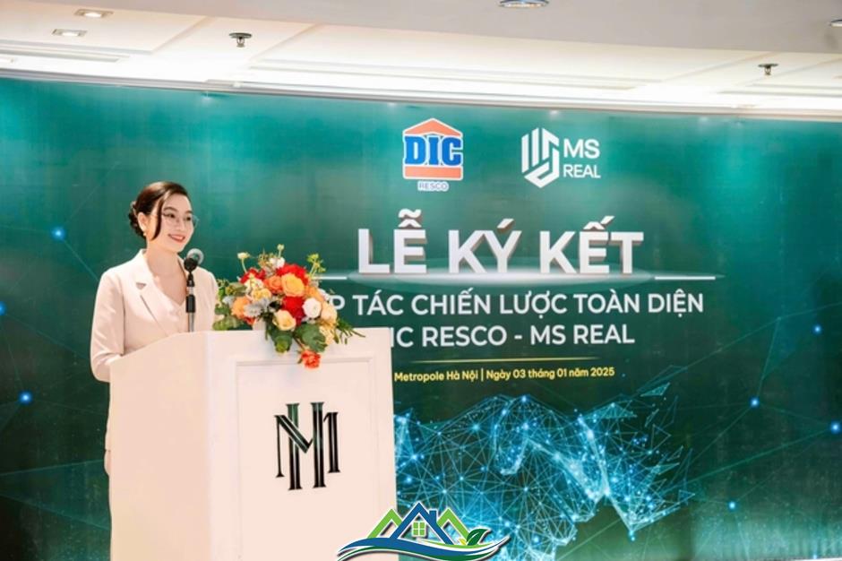 Ký kết hợp tác DIC Resco - MS Real: Định hướng chiến lược mang tầm nhìn dài hạn