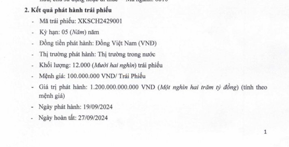 Một công ty bất động sản du lịch nghỉ dưỡng nợ thuế gần nghìn tỷ vừa phát hành thành công 1.200 tỷ đồng trái phiếu, lãi suất 12,5%/năm