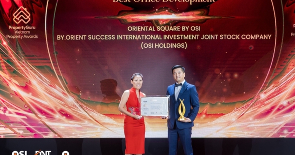 Oriental Square khẳng định vị thế với hai giải thưởng danh giá tại PropertyGuru Vietnam Property Awards 2024