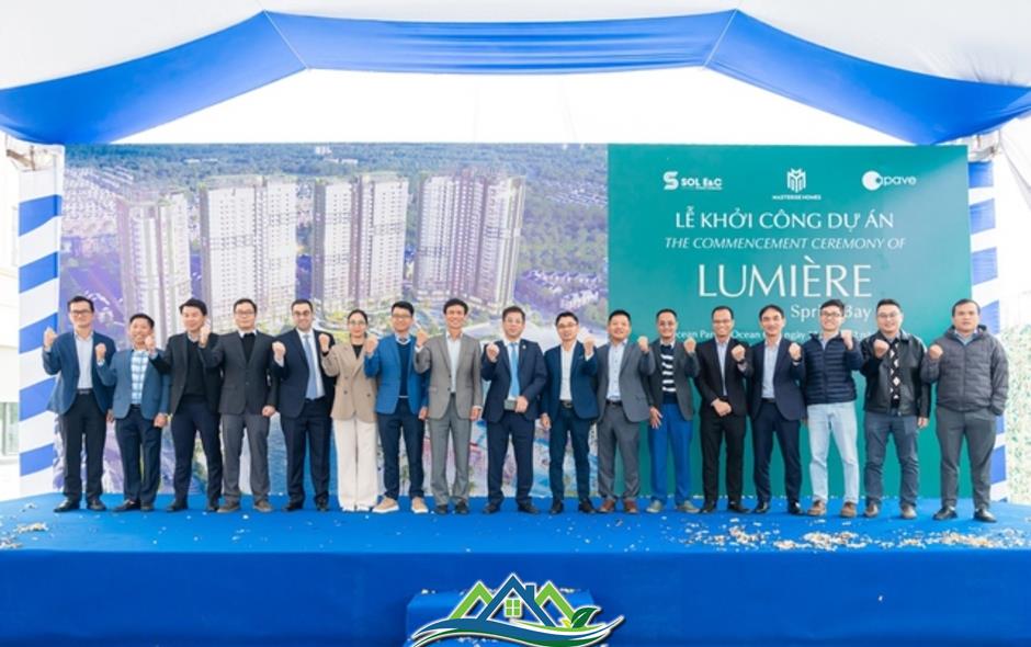 SOL E&C của ông Nguyễn Bá Dương khởi công dự án Lumière Springbay của Masterise Homes