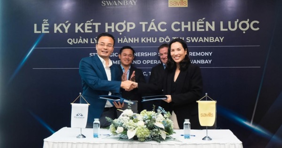 SwanBay hợp tác với Savills Việt Nam quản lý dịch vụ cho cộng đồng dân cư