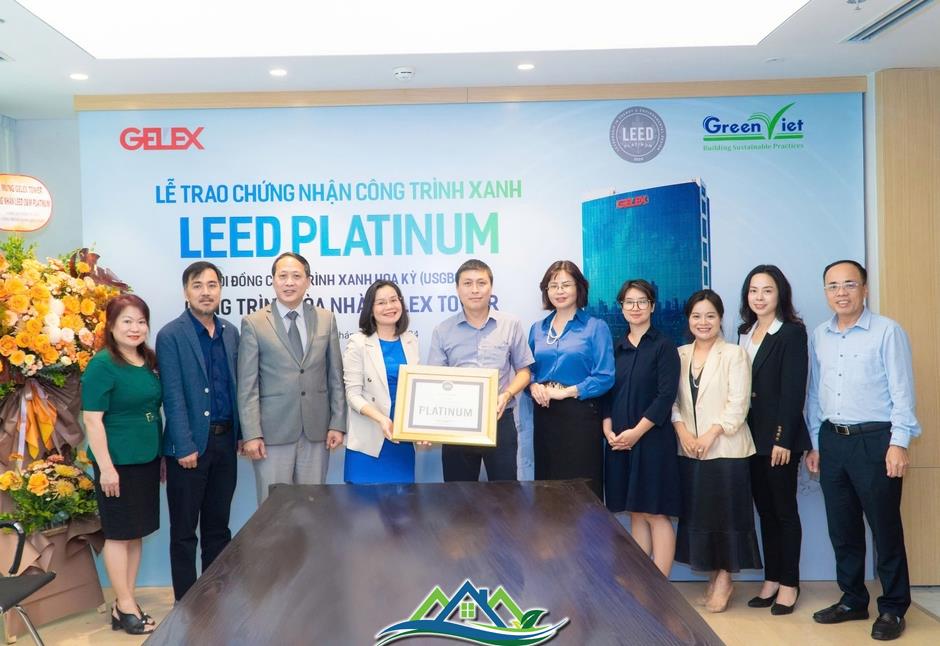 Toà văn phòng của GELEX đạt tiêu chuẩn LEED Platinum